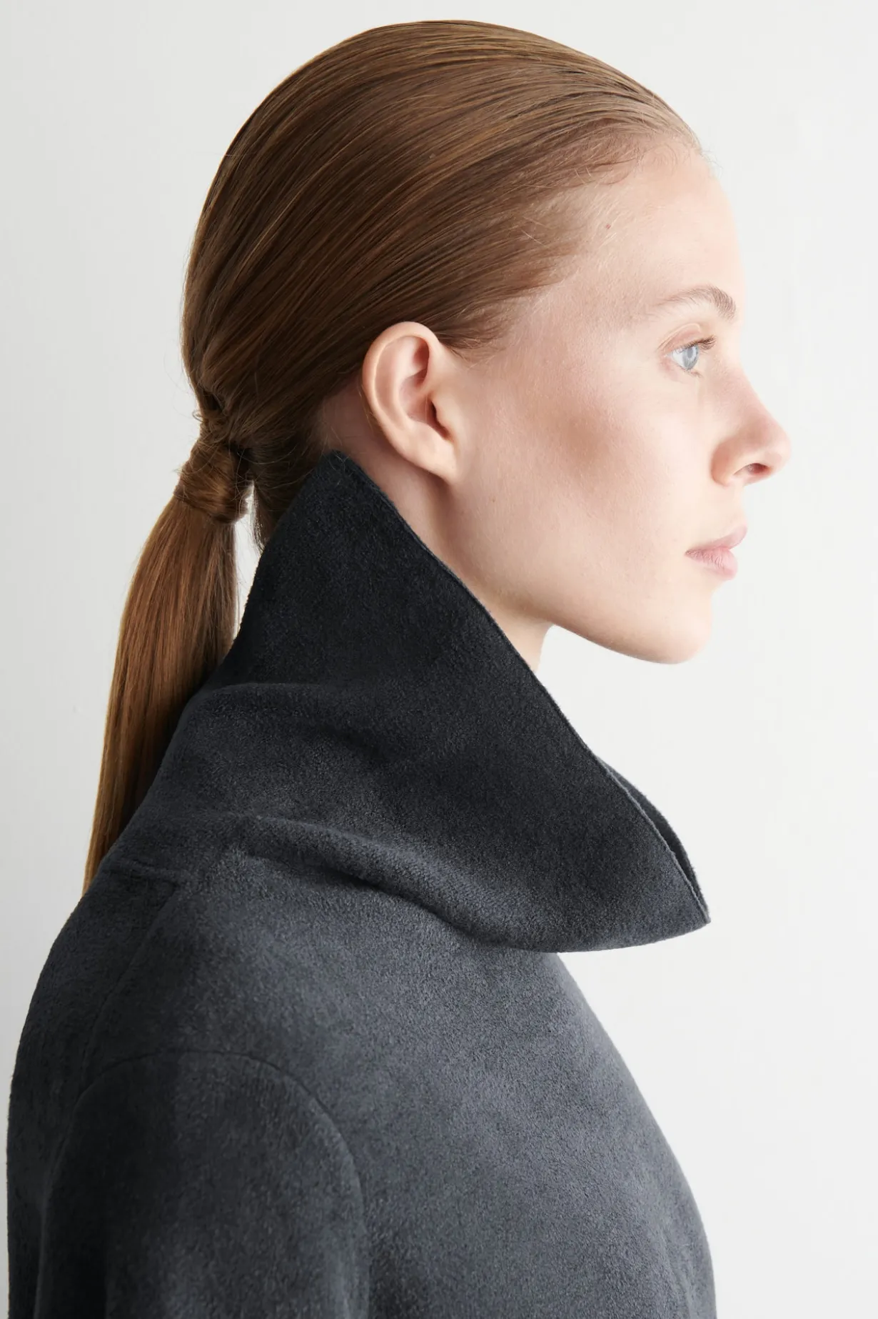 CHENILLE-KNIT MOCK-NECK SWEATER