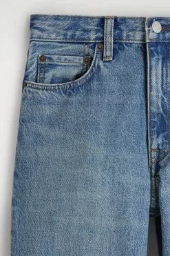 CHORD STRAIGHT-LEG JEANS