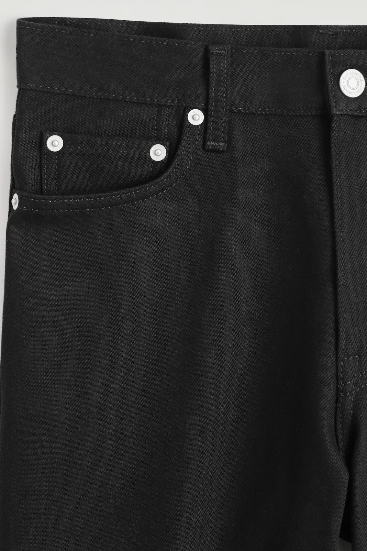 CHORD STRAIGHT-LEG JEANS