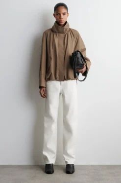 CHORD STRAIGHT-LEG JEANS