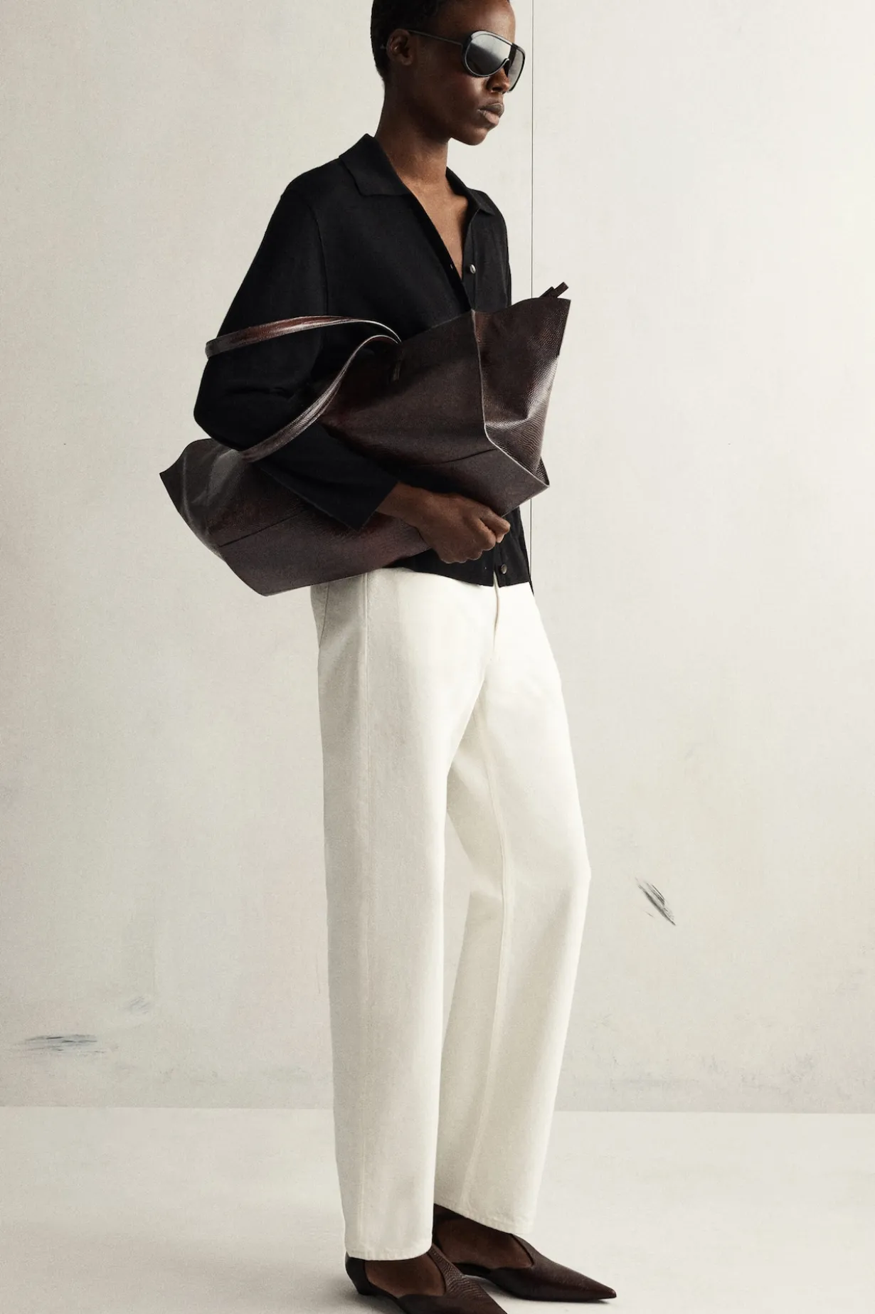 CHORD STRAIGHT-LEG JEANS