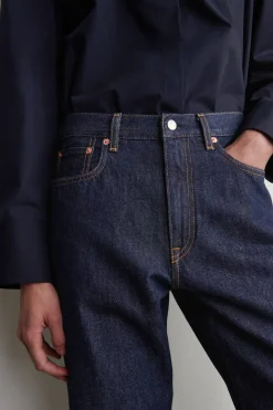 CHORD STRAIGHT-LEG JEANS