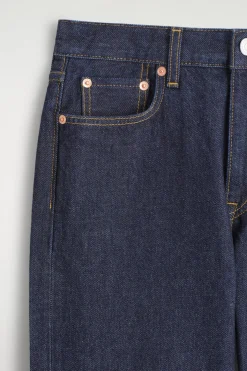 CHORD STRAIGHT-LEG JEANS