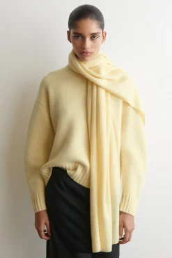 CHUNKY PURE CASHMERE CREW-NECK SWEATER