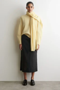 CHUNKY PURE CASHMERE CREW-NECK SWEATER