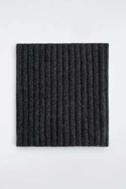 CHUNKY RIBBED CASHMERE SNOOD