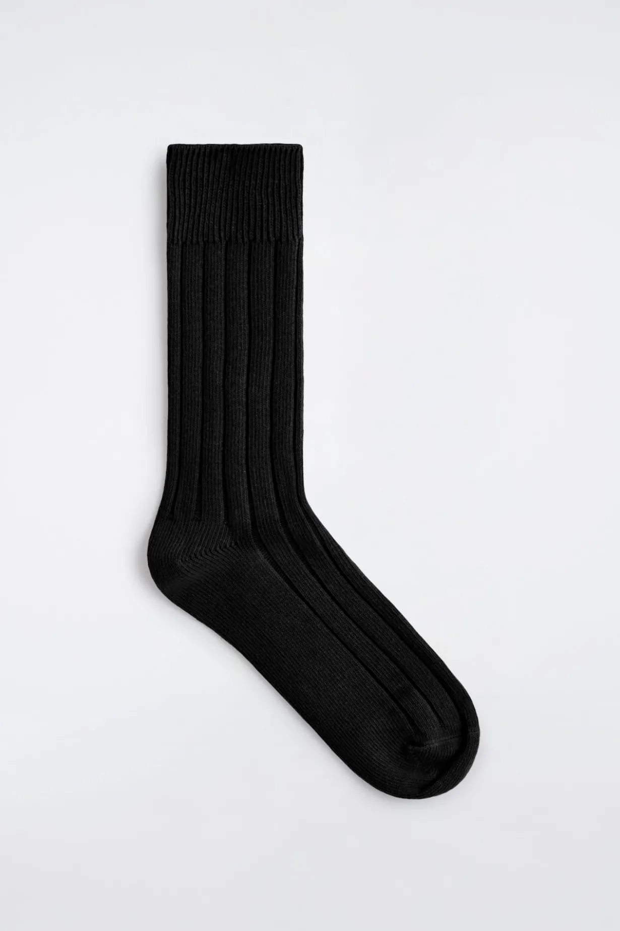 CHUNKY RIBBED COTTON SOCKS