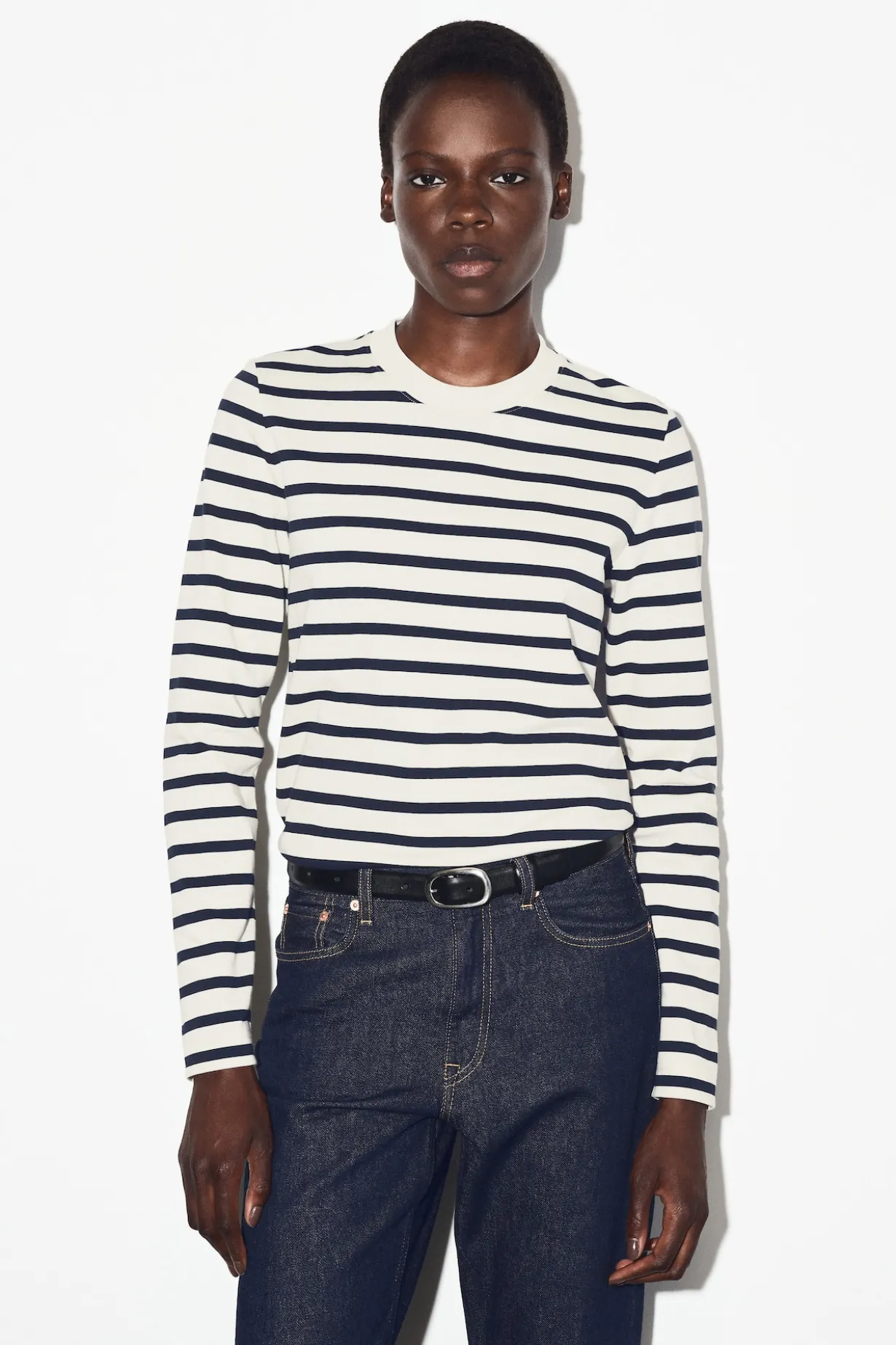 CLEAN CUT REGULAR LONG-SLEEVED T-SHIRT