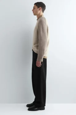 COLOUR-BLOCK CASHMERE SWEATER