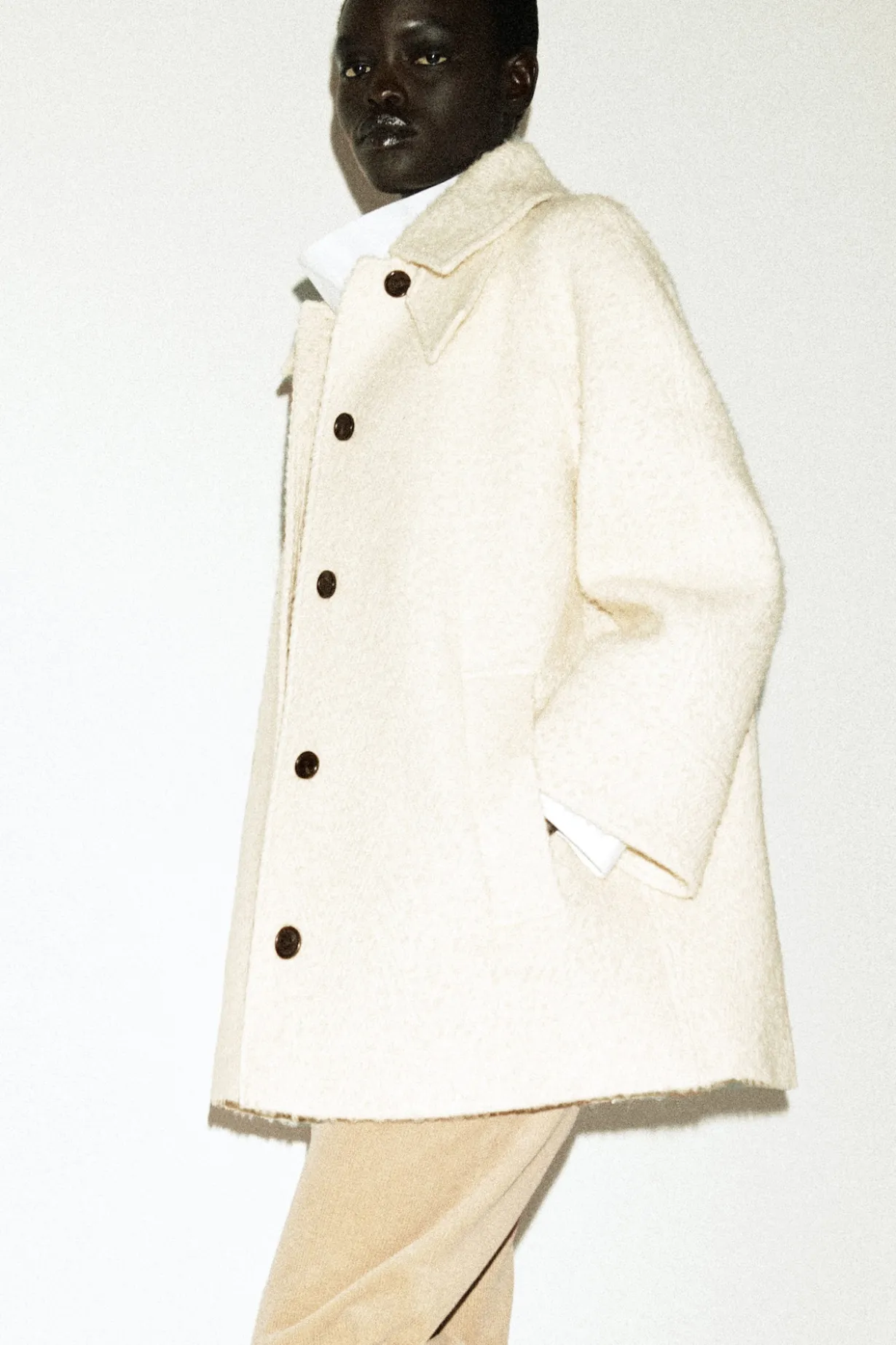 CORDUROY STRAIGHT-LEG PANTS