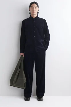 CORDUROY WIDE-LEG PANTS