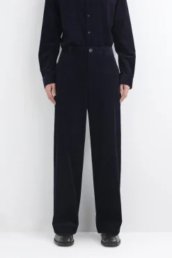 CORDUROY WIDE-LEG PANTS