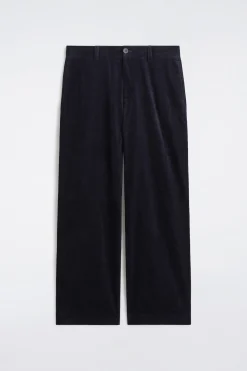 CORDUROY WIDE-LEG PANTS