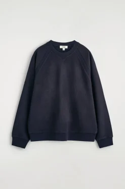 CORDUROY-JERSEY SWEATSHIRT