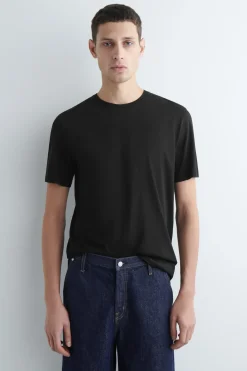 COTTON CREW-NECK T-SHIRT