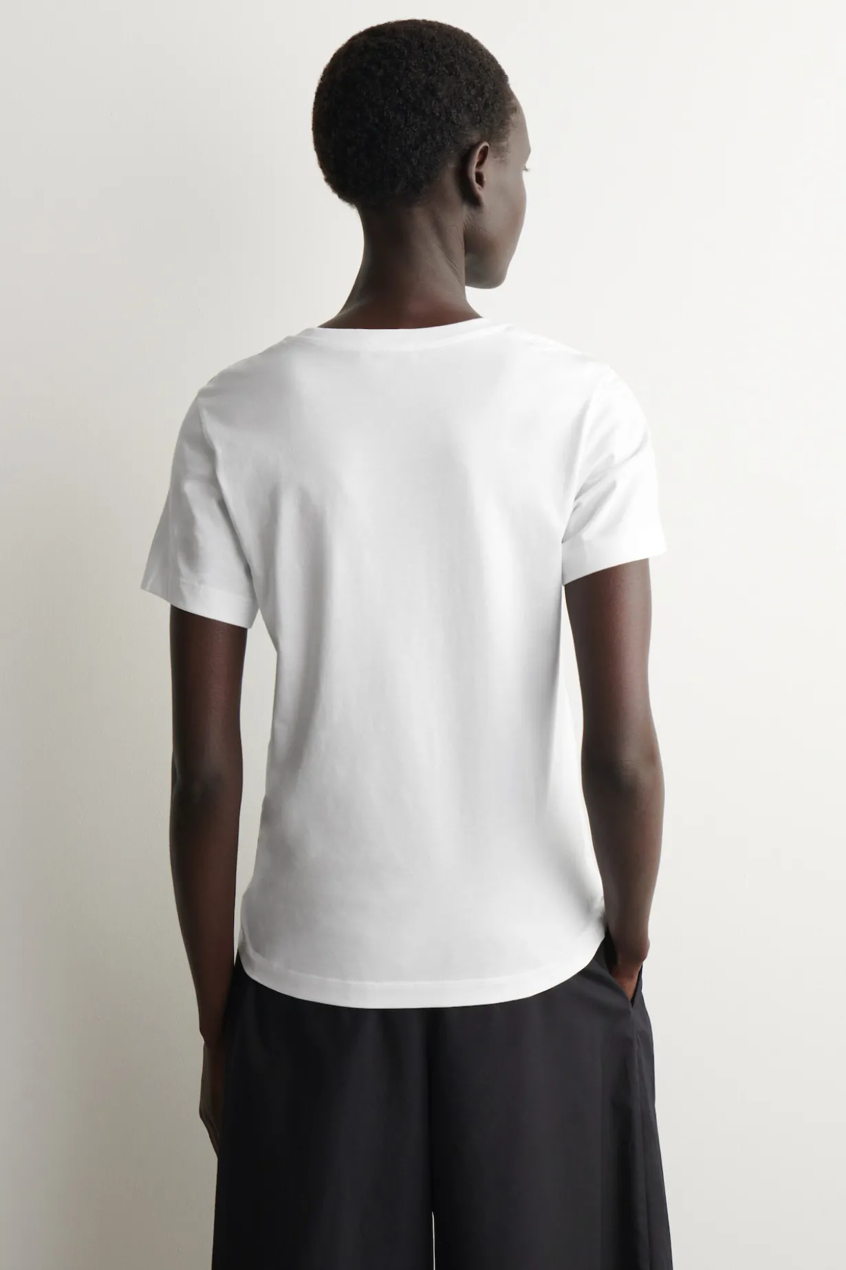 COTTON CREW-NECK T-SHIRT