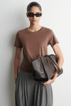COTTON CREW-NECK T-SHIRT