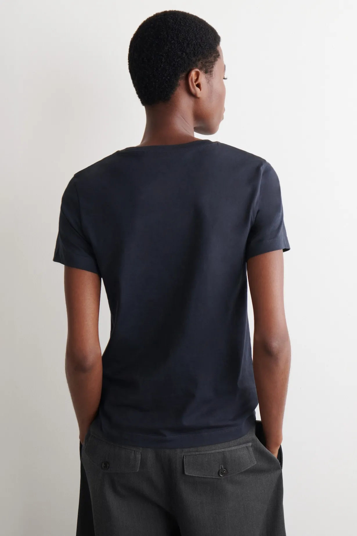 COTTON CREW-NECK T-SHIRT