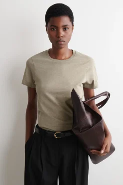 COTTON CREW-NECK T-SHIRT