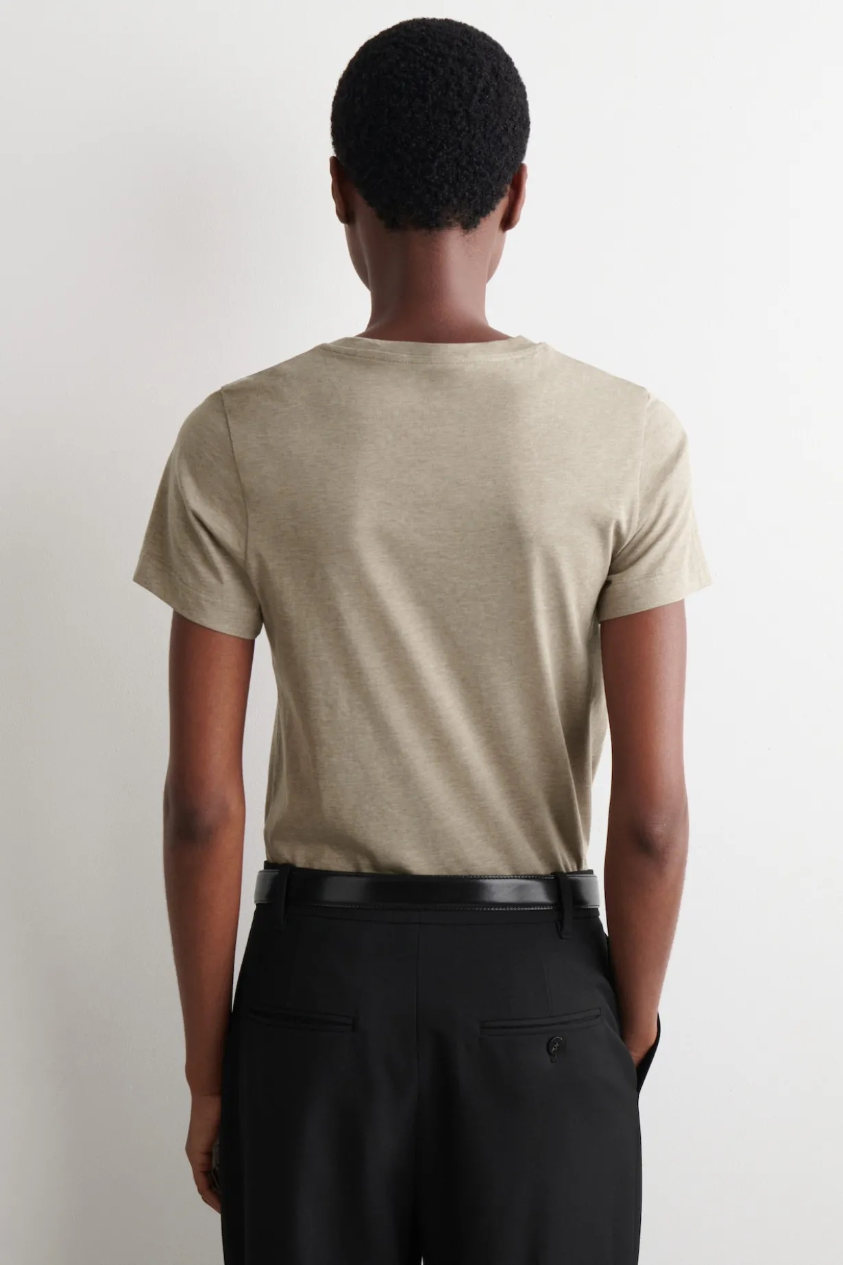 COTTON CREW-NECK T-SHIRT