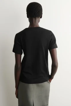 COTTON CREW-NECK T-SHIRT