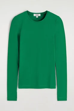COTTON LONG-SLEEVED TOP