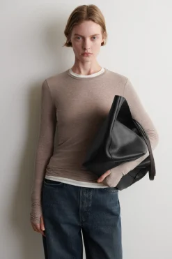 COTTON LONG-SLEEVED TOP