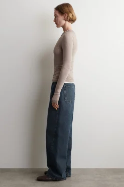 COTTON LONG-SLEEVED TOP