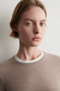 COTTON LONG-SLEEVED TOP