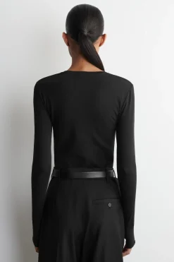 COTTON LONG-SLEEVED TOP