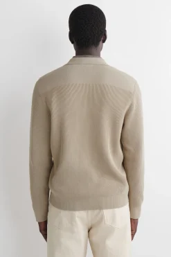 COTTON POLO SWEATER