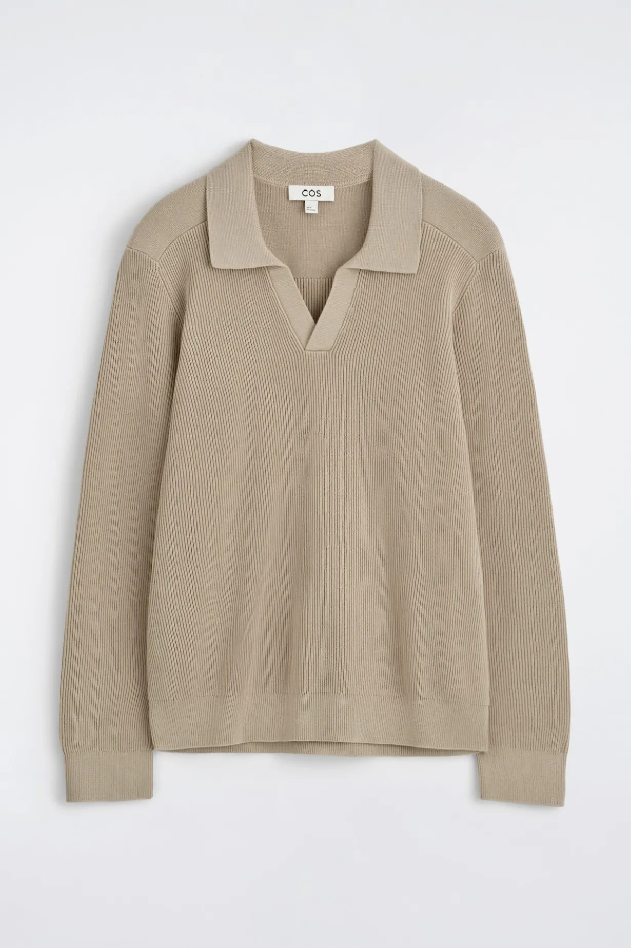 COTTON POLO SWEATER