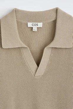 COTTON POLO SWEATER
