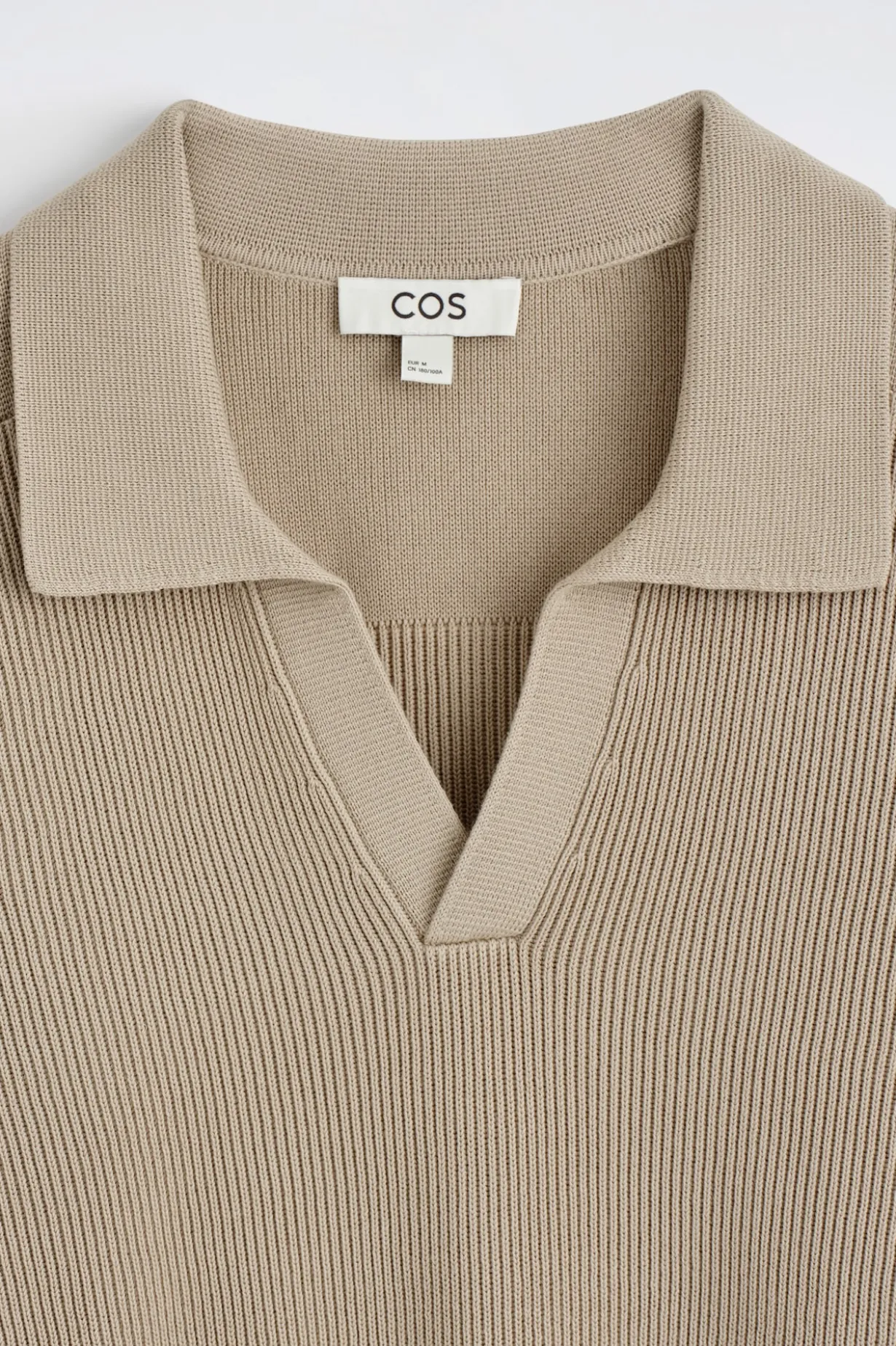 COTTON POLO SWEATER