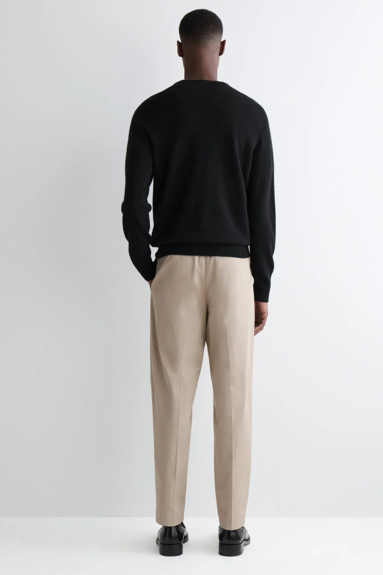 COTTON REGULAR-FIT TAPERED CHINOS