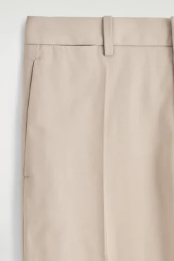 COTTON REGULAR-FIT TAPERED CHINOS