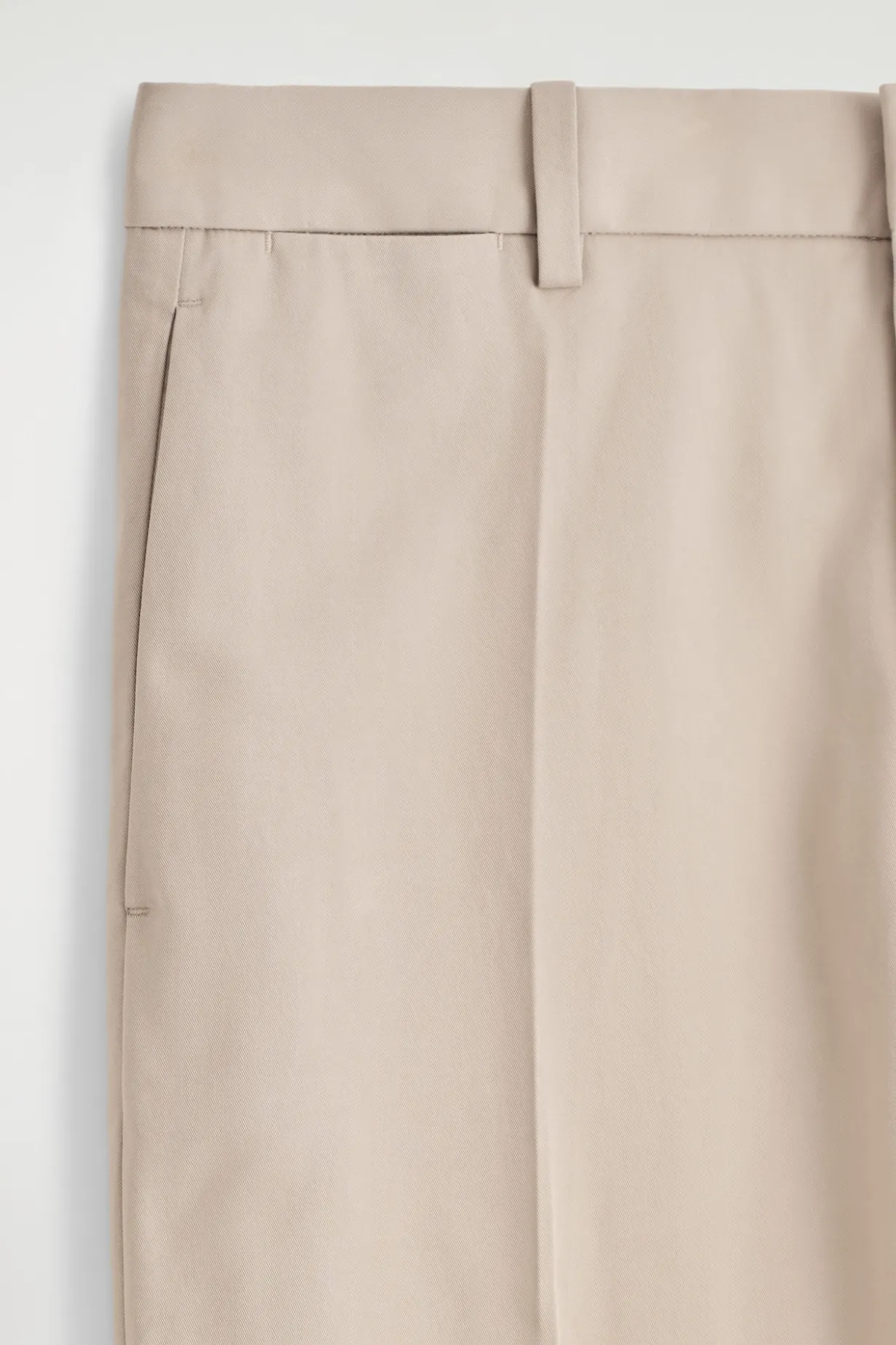 COTTON REGULAR-FIT TAPERED CHINOS