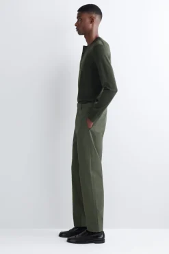 COTTON REGULAR-FIT TAPERED CHINOS