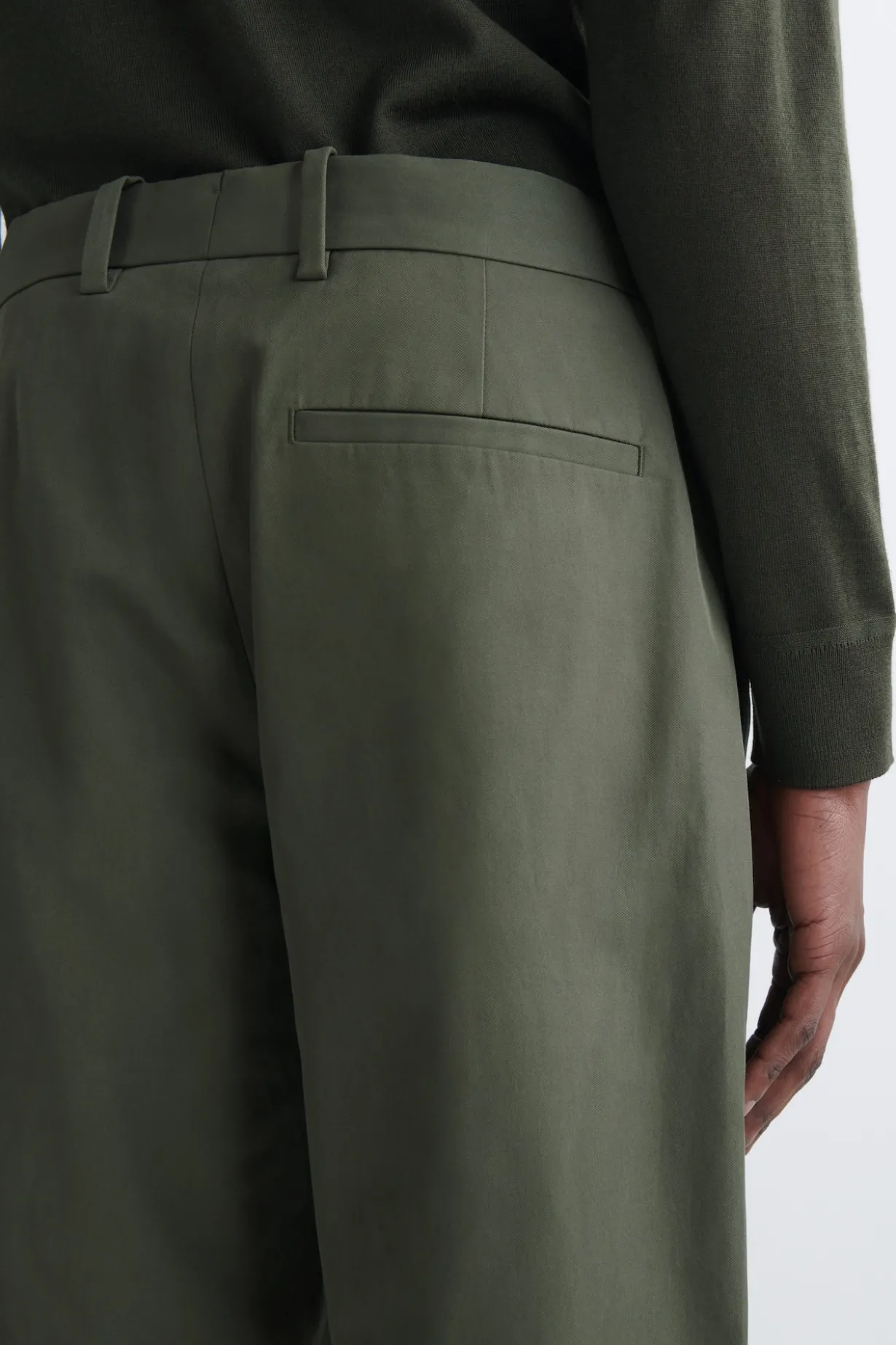 COTTON REGULAR-FIT TAPERED CHINOS