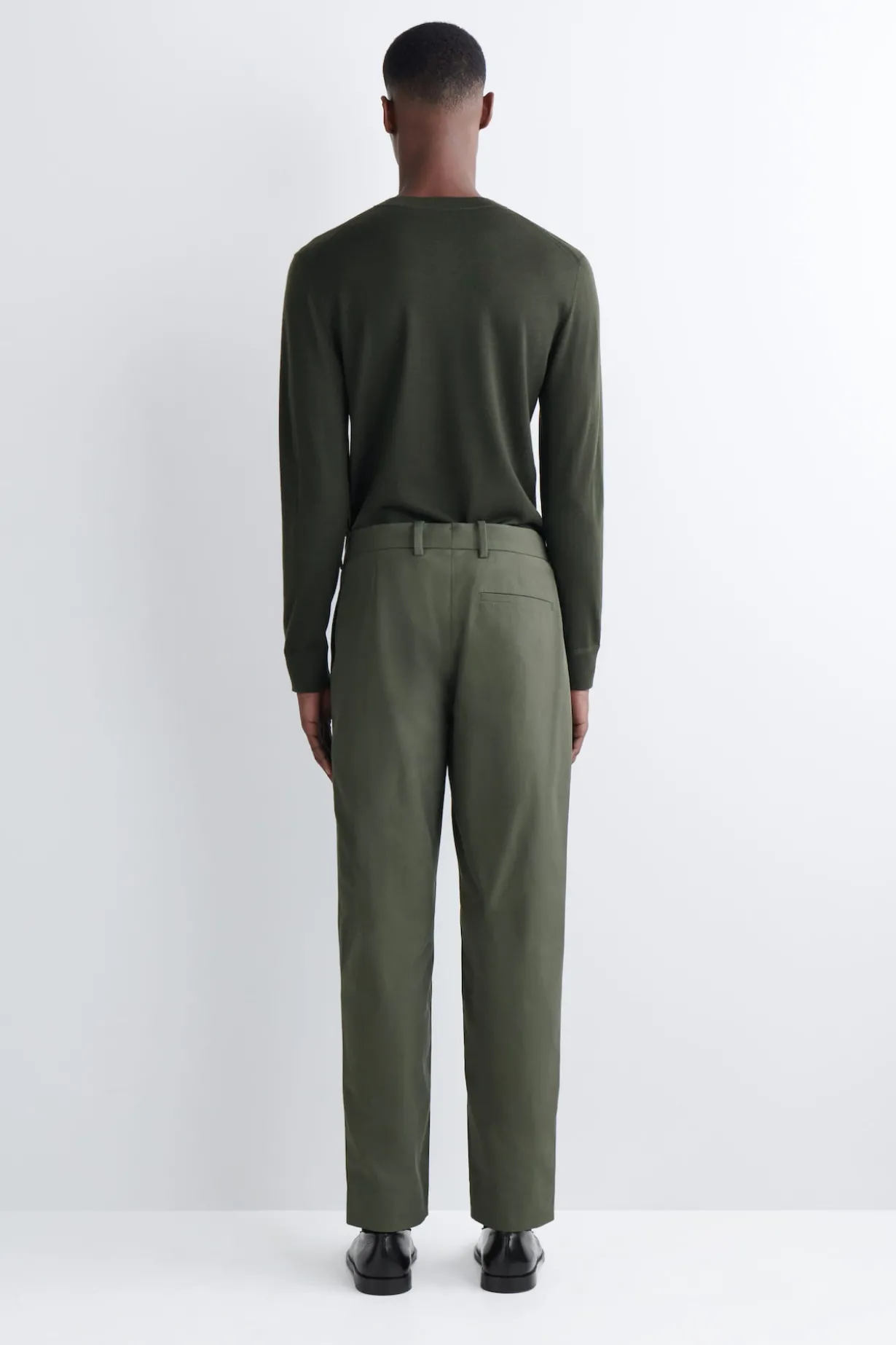 COTTON REGULAR-FIT TAPERED CHINOS