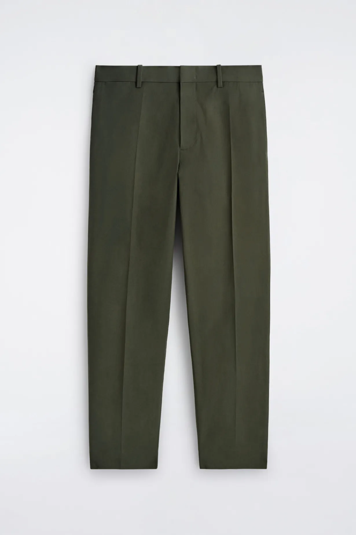 COTTON REGULAR-FIT TAPERED CHINOS