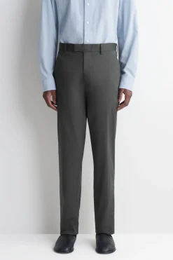 COTTON SLIM-FIT PANTS