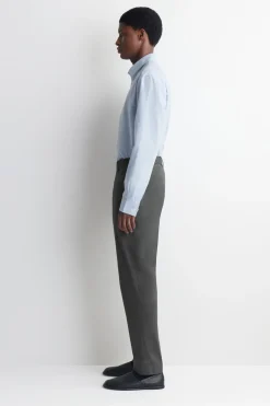 COTTON SLIM-FIT PANTS