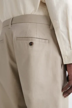 COTTON SLIM-FIT STRAIGHT-LEG CHINOS