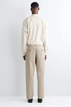 COTTON SLIM-FIT STRAIGHT-LEG CHINOS