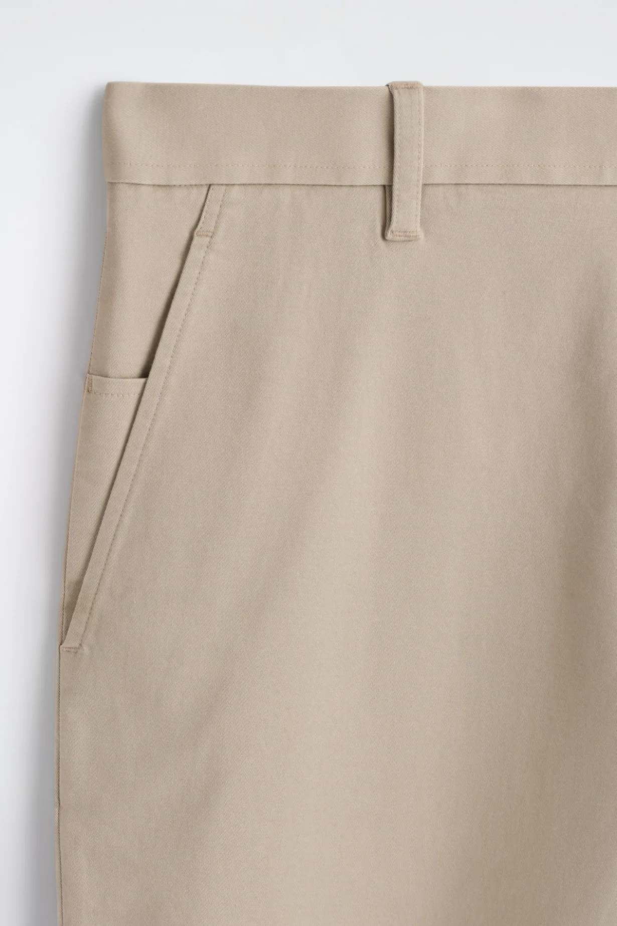 COTTON SLIM-FIT STRAIGHT-LEG CHINOS