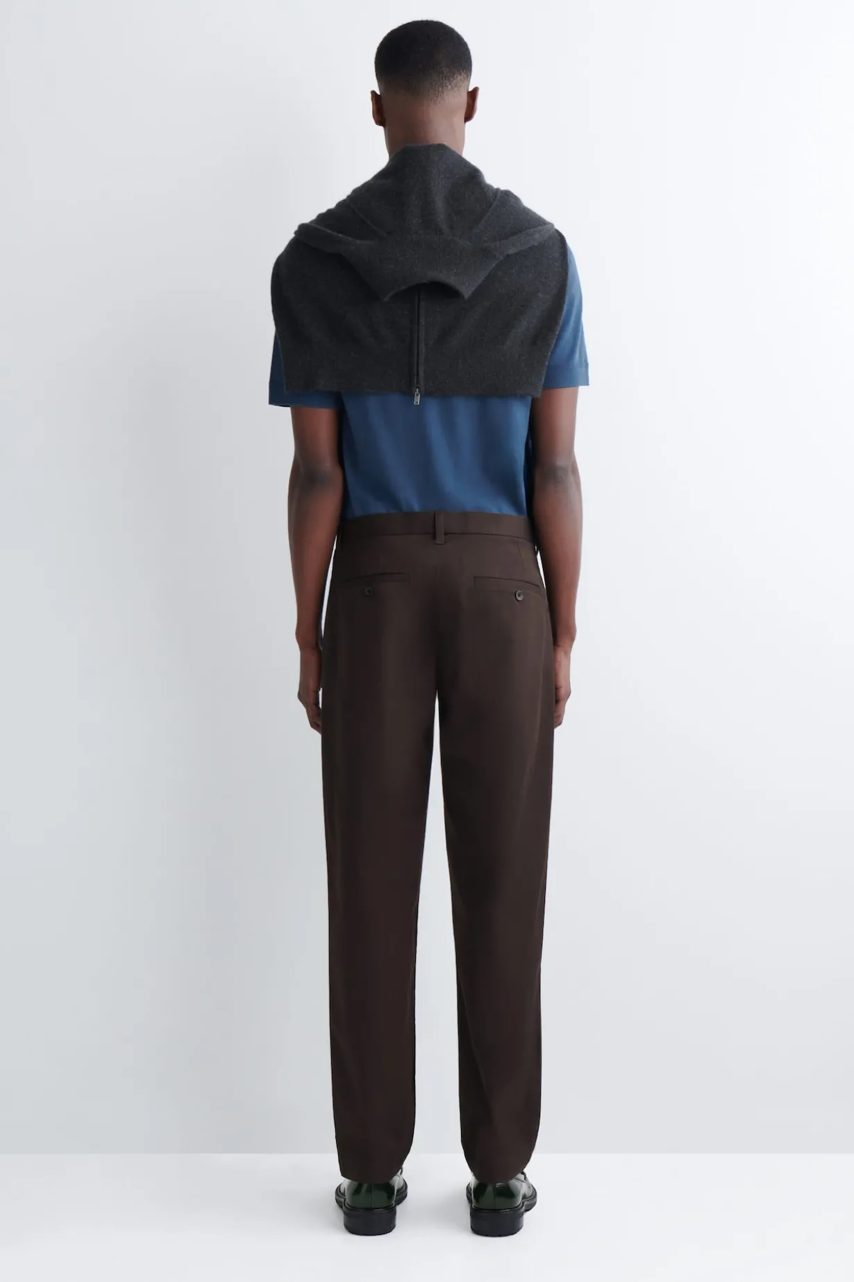 COTTON SLIM-FIT STRAIGHT-LEG CHINOS