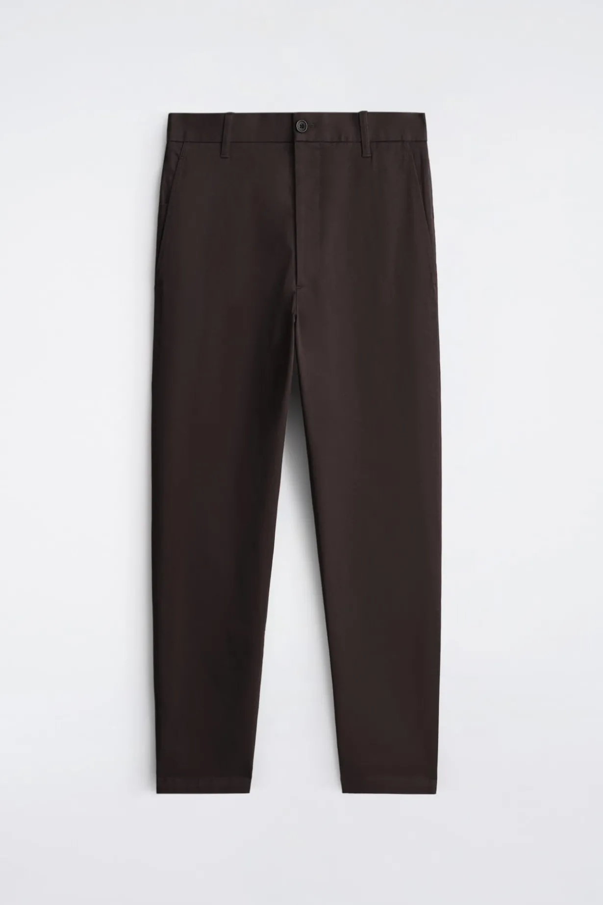 COTTON SLIM-FIT STRAIGHT-LEG CHINOS