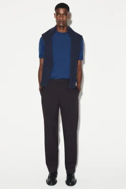 COTTON SLIM-FIT STRAIGHT-LEG CHINOS