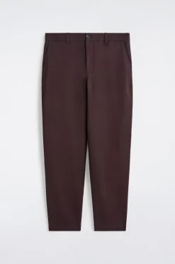 COTTON STRAIGHT-LEG CHINOS